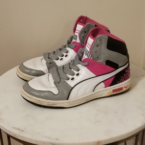 puma high top tennis shoes